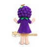Grape Girl Mascot Costume Fruit Cartoon Character Costume