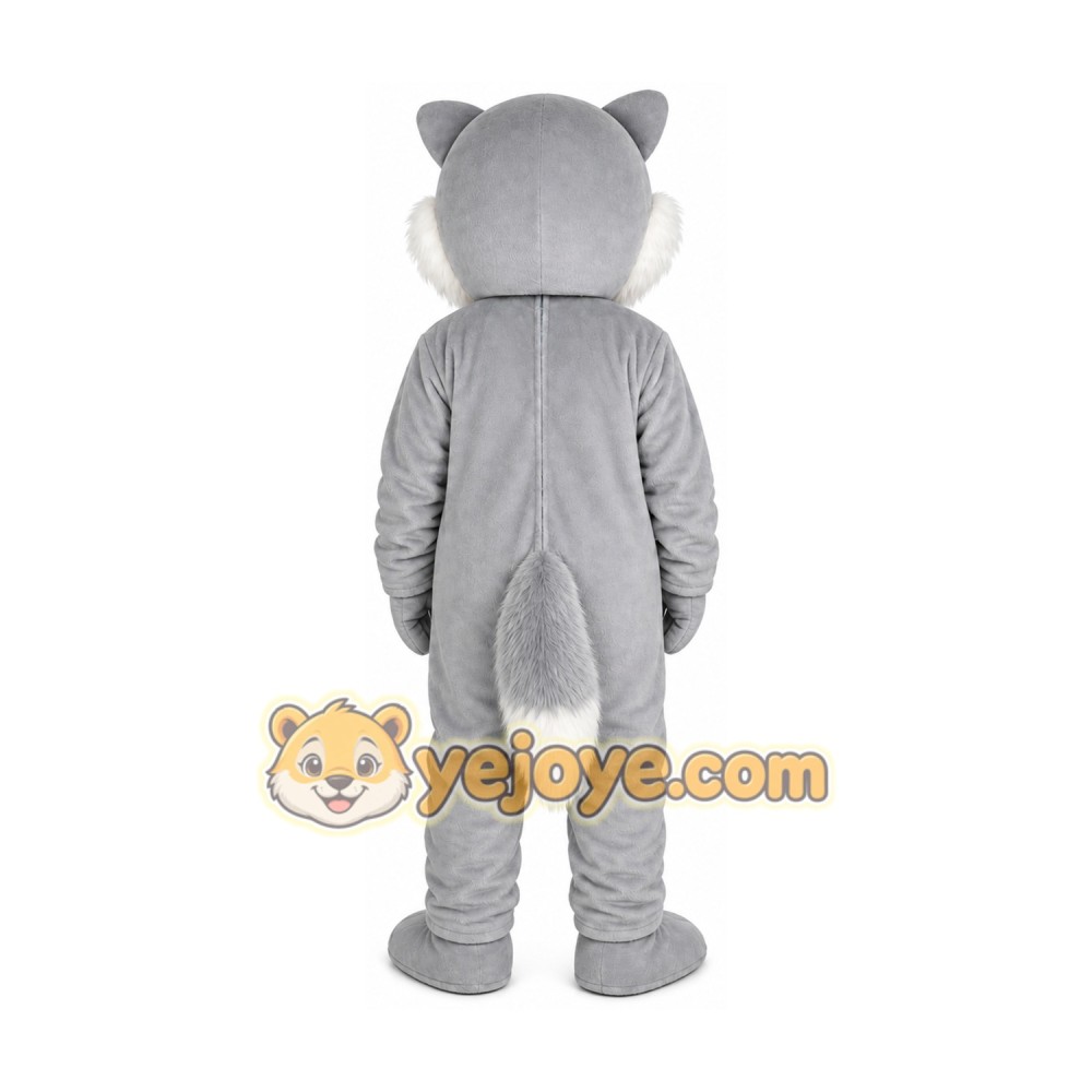 Gray Squirrel Cartoon Mascot Costume