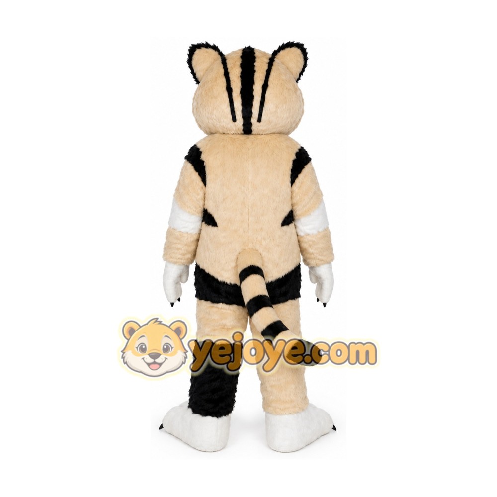 Striped Cat Mascot Costume