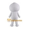 Gray Hat Boy Mascot Costume Gray Hat Boy Mascot Costume