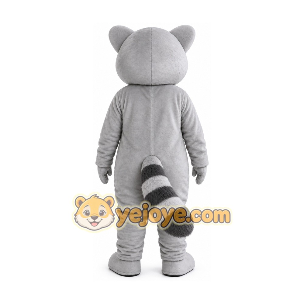 Gray Raccoon Sloths Mascot Costume