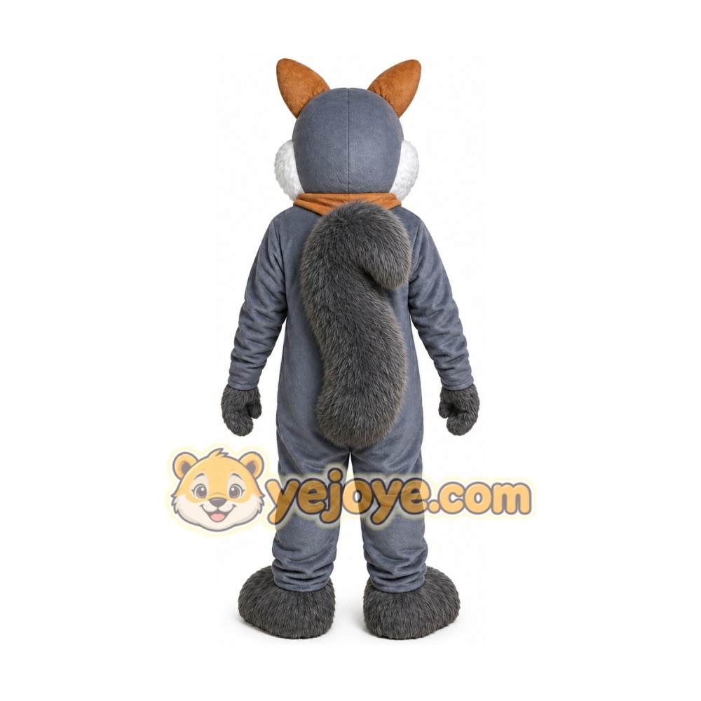 Gray Squirrel Mascot Costume Gray Squirrel Mascot Costume