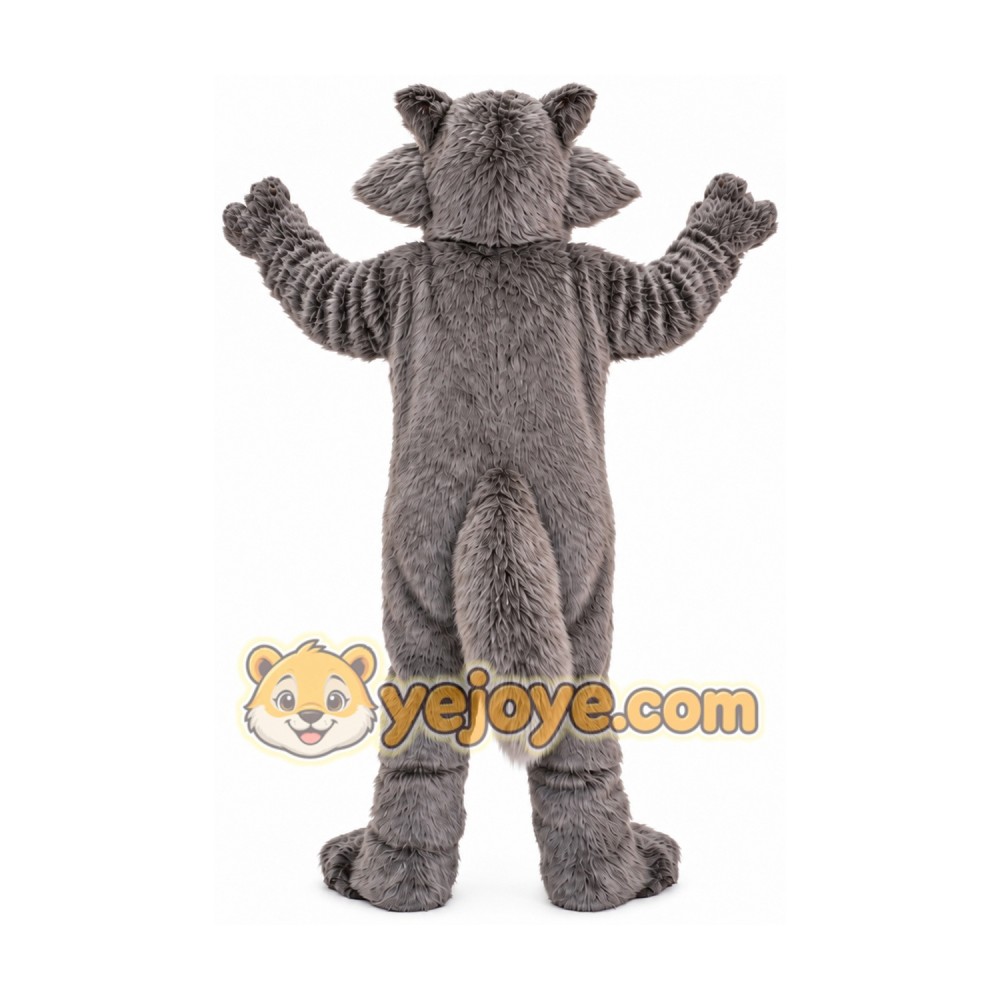 Gray Wolf Mascot Costume Gray Wolf Mascot Costume