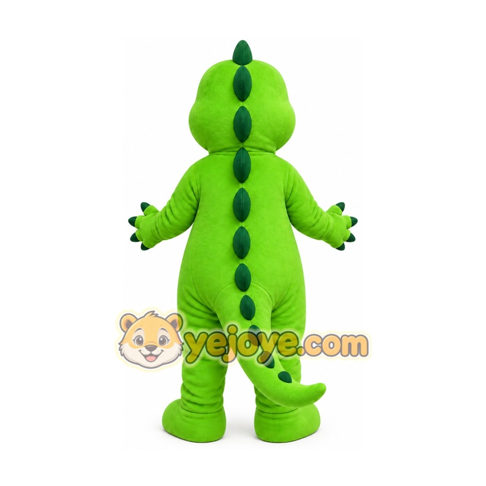 Green Dinosaur Mascot Costume Green Dinosaur Mascot Costume