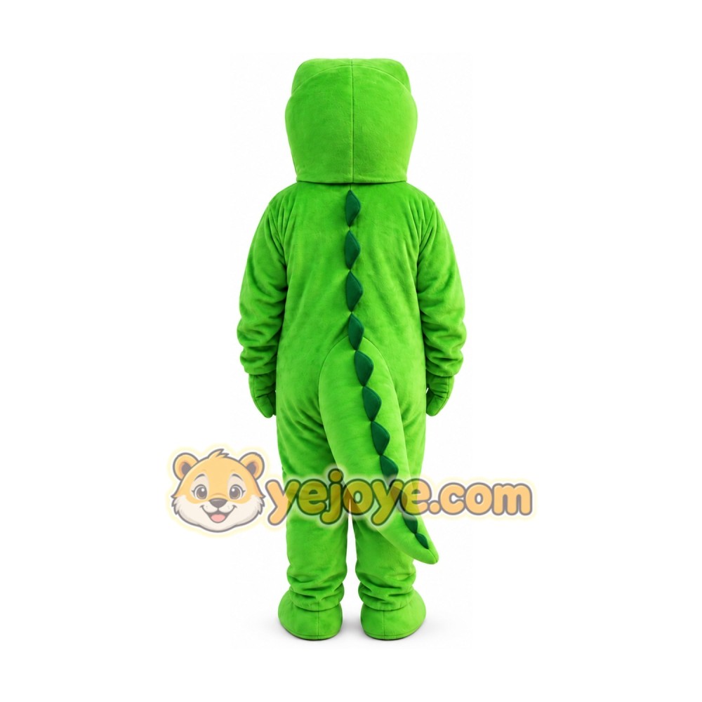 Green Alligator Mascot Costume