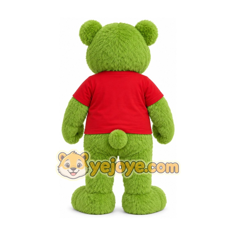 Green Bear Mascot Costume Green Bear Mascot Costume