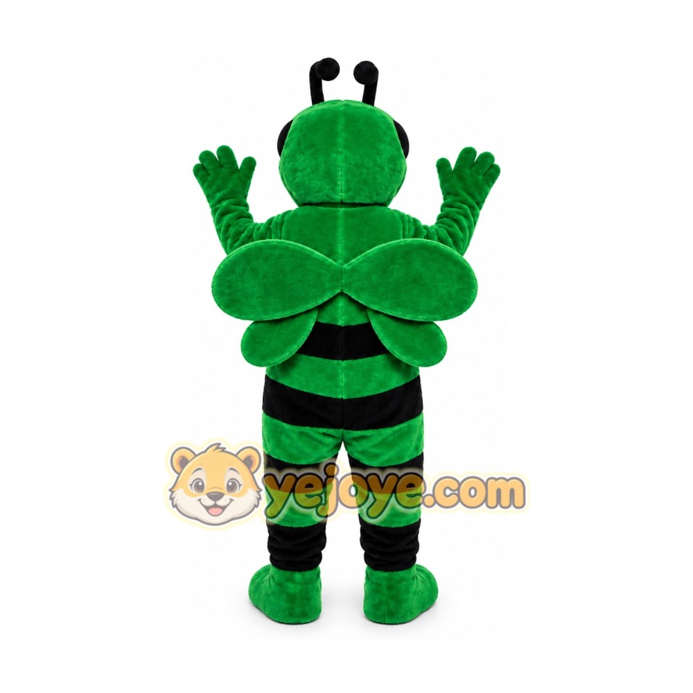 Green Bee Mascot Costume Green Bee Mascot Costume