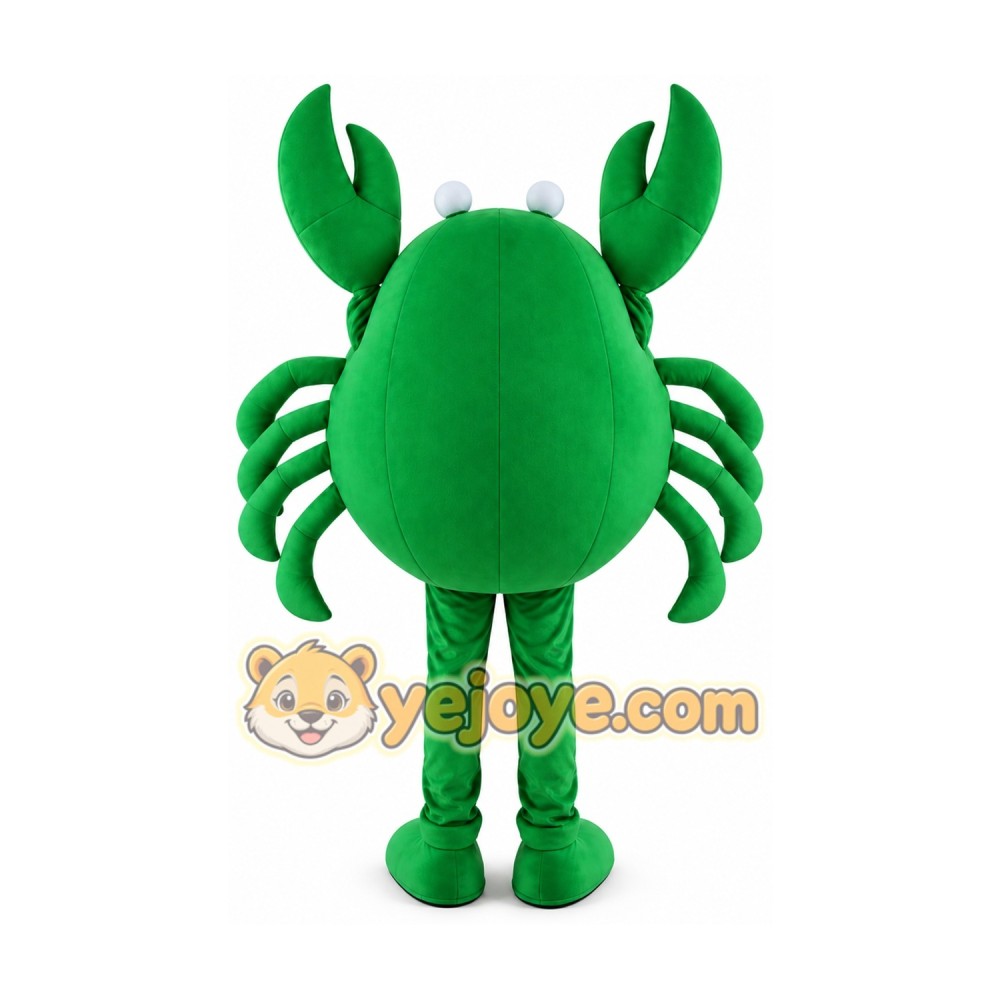Green Big Crab Character Mascot Costume Cosplay Outfits Green Big Crab Character Mascot Costume Cosplay Outfits