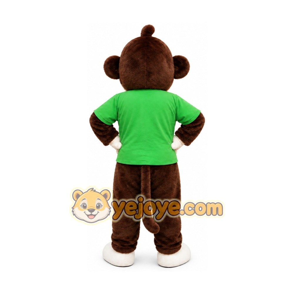 Green Big Mouth Monkey Mascot Costume Green Big Mouth Monkey Mascot Costume