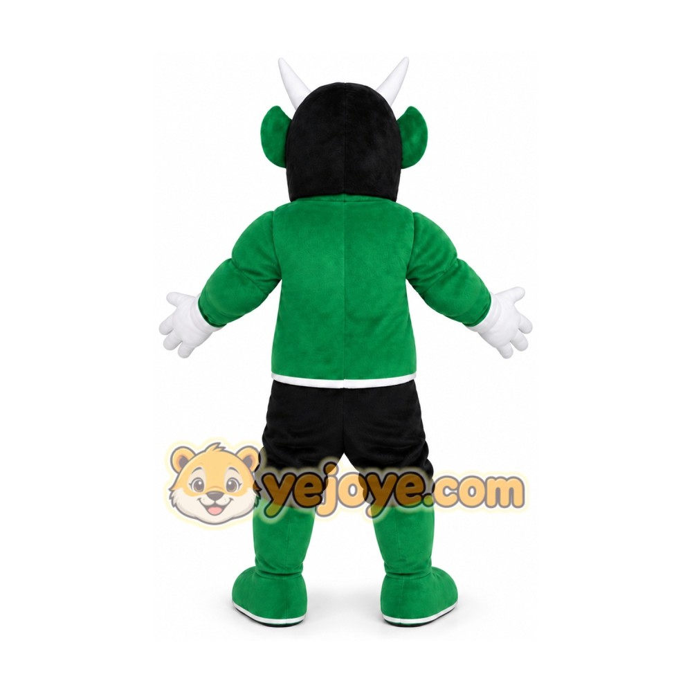 Green Devil Mascot Costume Green Devil Mascot Costume