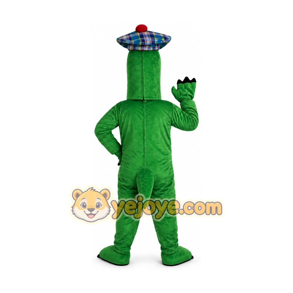 Green Dinosaur Mascot Costume for Adult