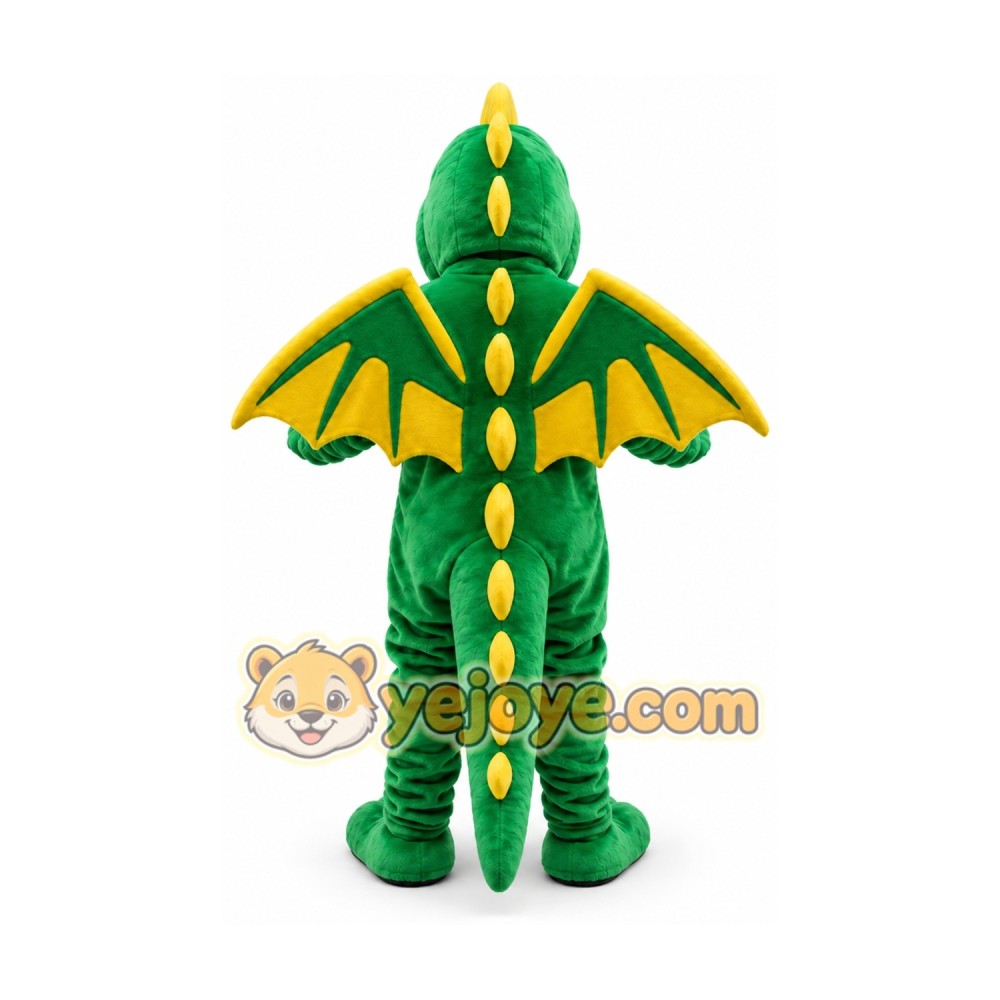 Green Dinosaur Mascot Costume Green Dinosaur Mascot Costume