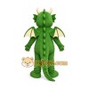 Green Dragon Mascot Costume Green Dragon Mascot Costume