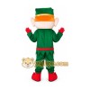 Green Dress Boy Mascot Costume Green Dress Boy Mascot Costume