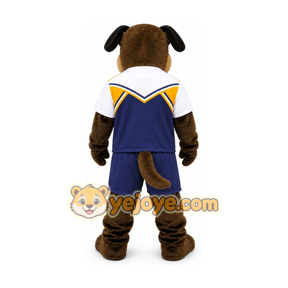 Green Eye Plush Dog Stevie Mascot Costume Green Eye Plush Dog Stevie Mascot Costume