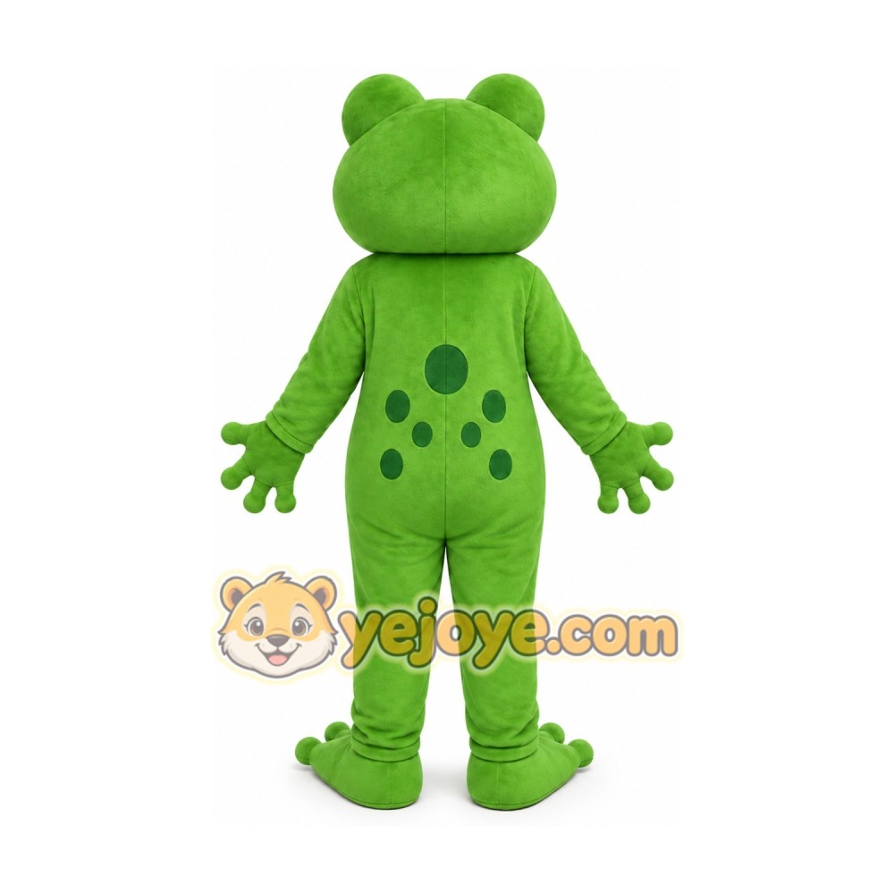 Green Frog Mascot Costume Green Frog Mascot Costume
