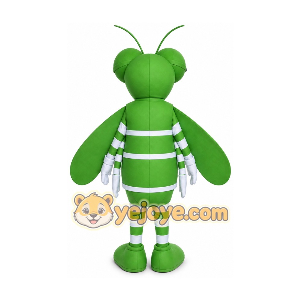Green Mosquito Mascot Costume Insect Mascots