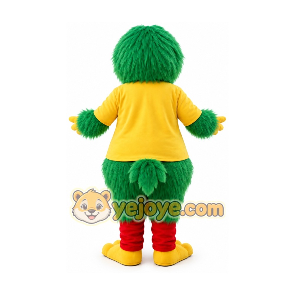 Green Parrot Mascot Costume Green Parrot Mascot Costume