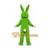 Green Rabbit Bunny Mascot Costume Green Rabbit Bunny Mascot Costume