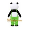 Green Strap Funny Panda Adult Animal Mascot Costume