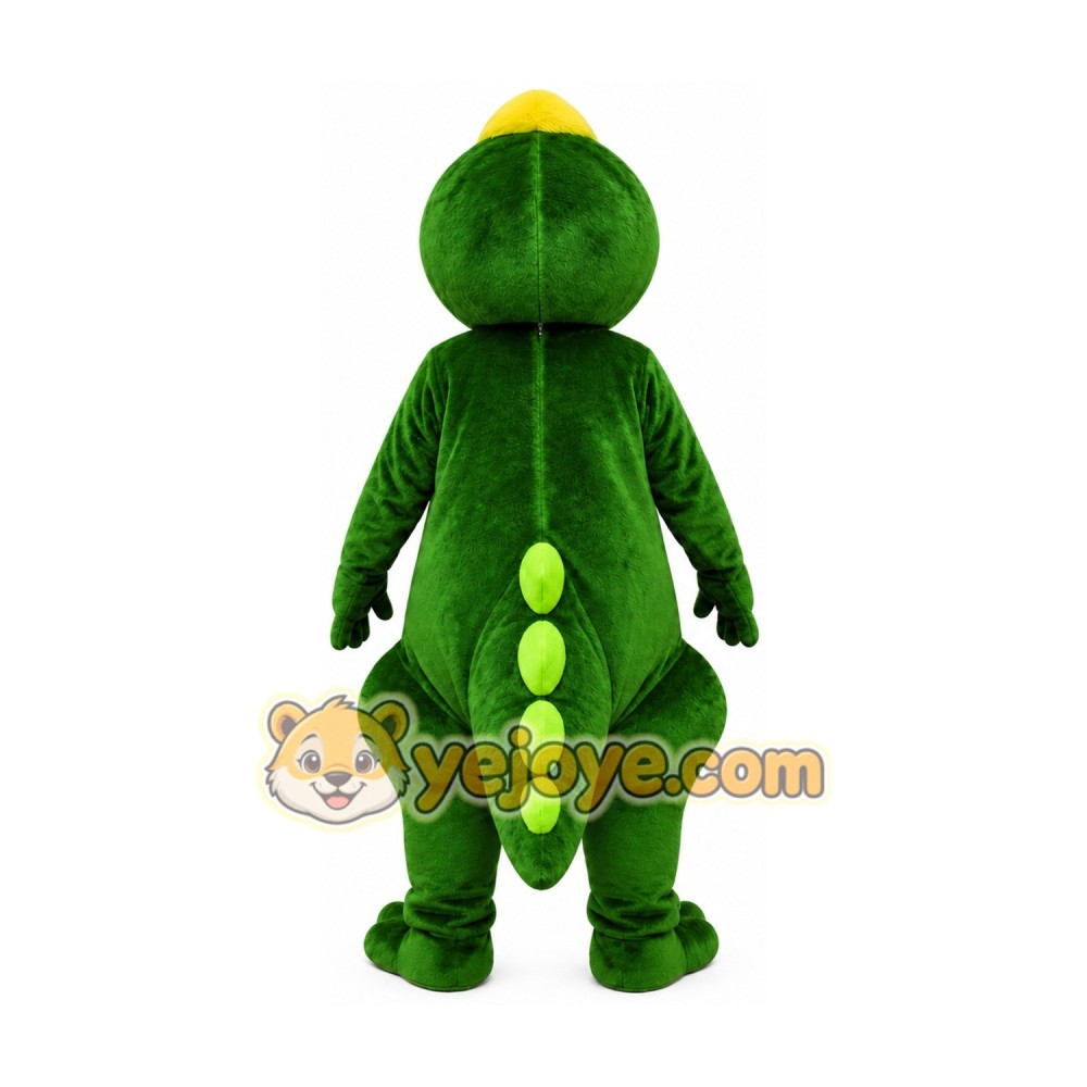 Green Suit Dragon Mascot Costume