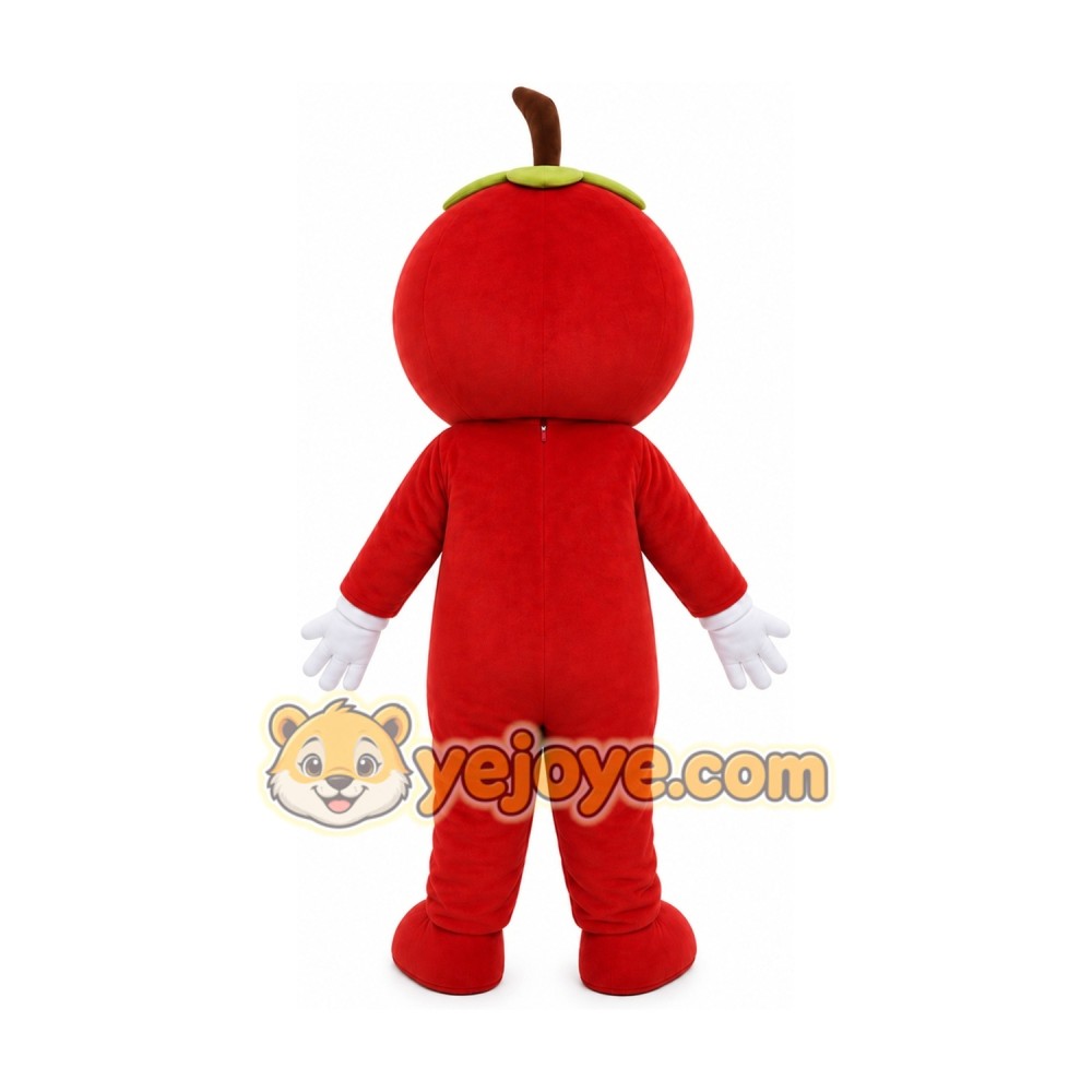 Apple Girl Mascot Costume Apple Girl Mascot Costume