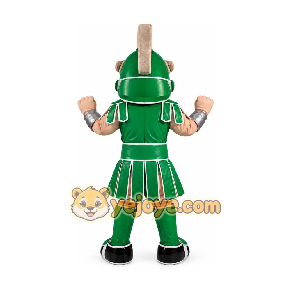 Green Warrior Mascot Costume for Adult Green Warrior Mascot Costume for Adult