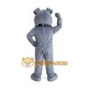 Grey Bulldog Dog Mascot Costume Grey Bulldog Dog Mascot Costume