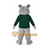 Grey Bulldog Mascot Costume