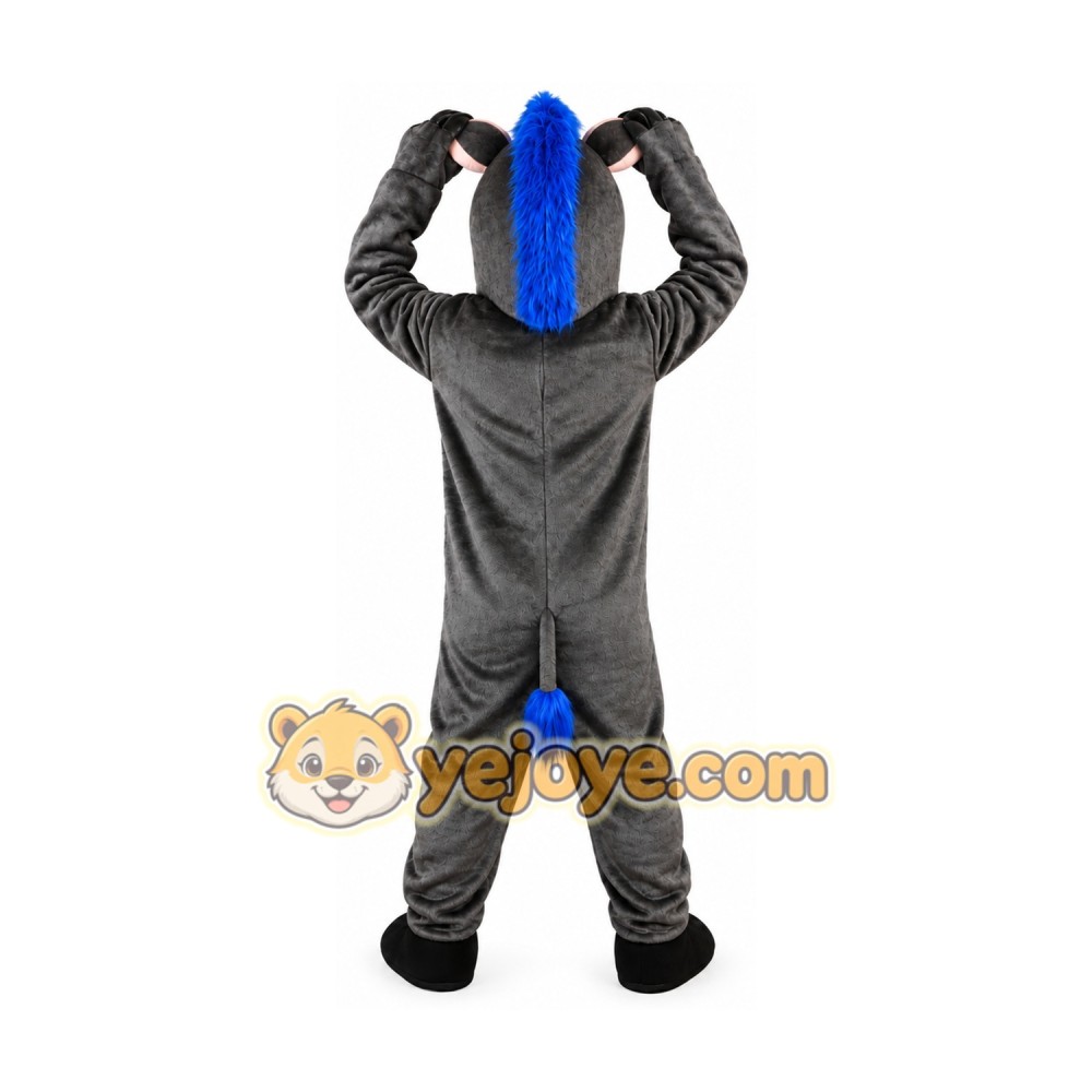 Grey Donkey Ass Mascot Costume for Adult Grey Donkey Ass Mascot Costume for Adult