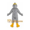 Grey Eagle Cartoon Mascot Costume Grey Eagle Cartoon Mascot Costume