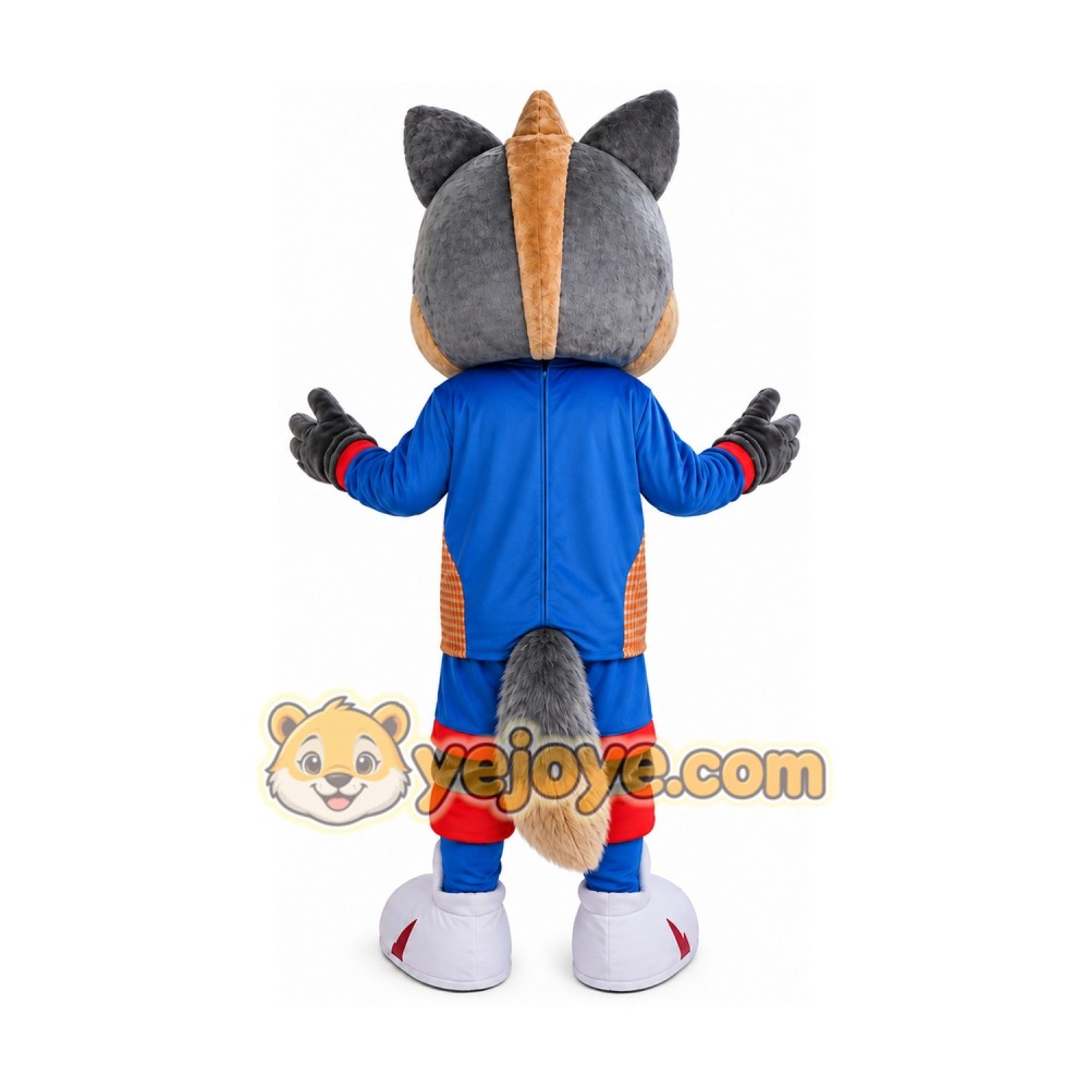 Grey Fox Costume Cosplay Outfits Adult Cartoon Mascot Costume Grey Fox Costume Cosplay Outfits Adult Cartoon Mascot Costume