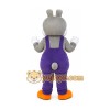 Grey Rabbit Bunny Fancy Cartoon Mascot Costume Grey Rabbit Bunny Fancy Cartoon Mascot Costume