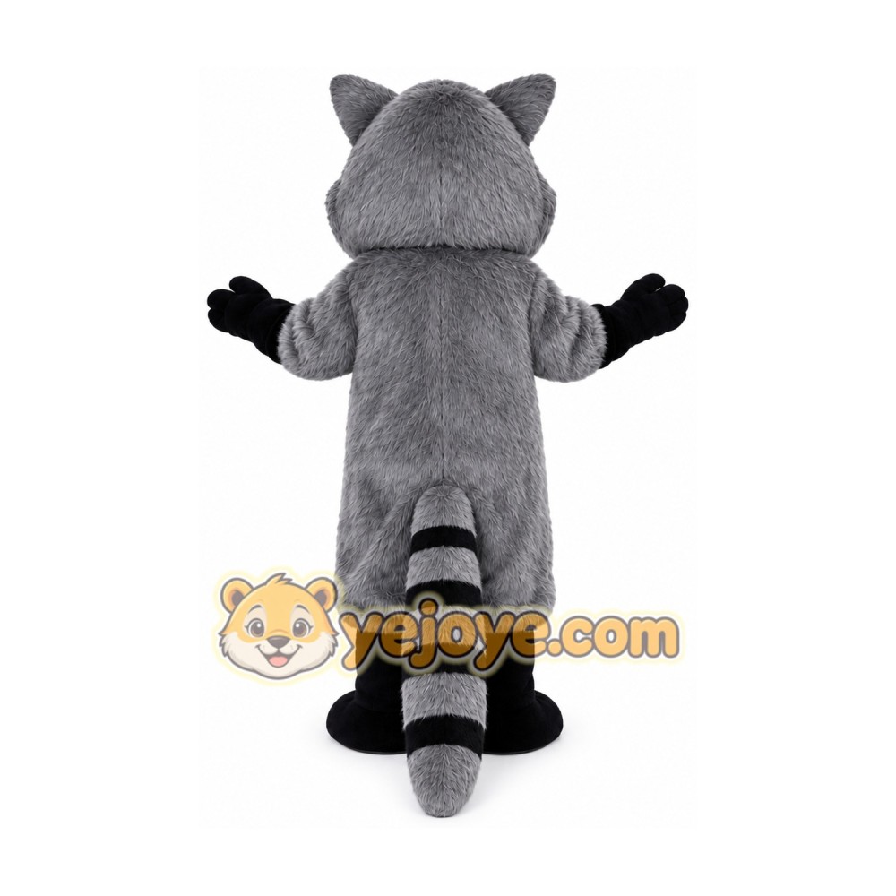 Grey Raccoon Coati Mascot Costume Grey Raccoon Coati Mascot Costume