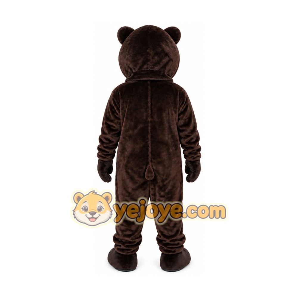 Grizzy Bear Mascot Costume Brown Bear Grizzy Bear Mascot Costume Brown Bear