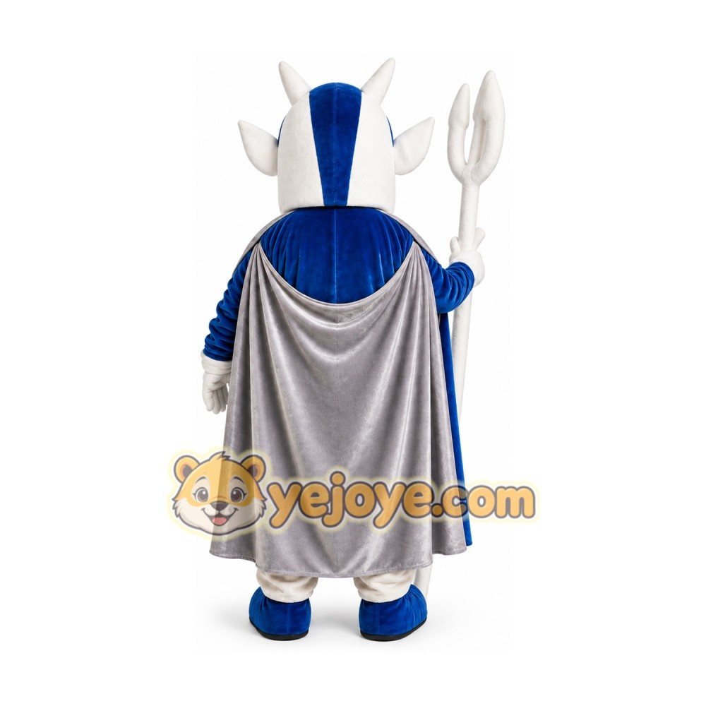 Halloween Blue Devil Mascot Costume Halloween Blue Devil Mascot Costume