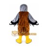 Halloween Brown Eagle Mascot Costume