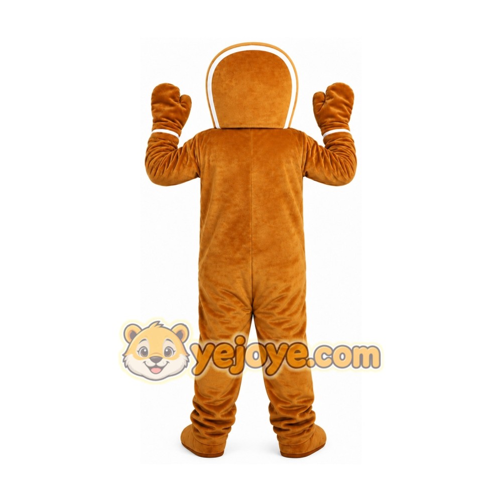 Gingerbread Man Mascot Costume
