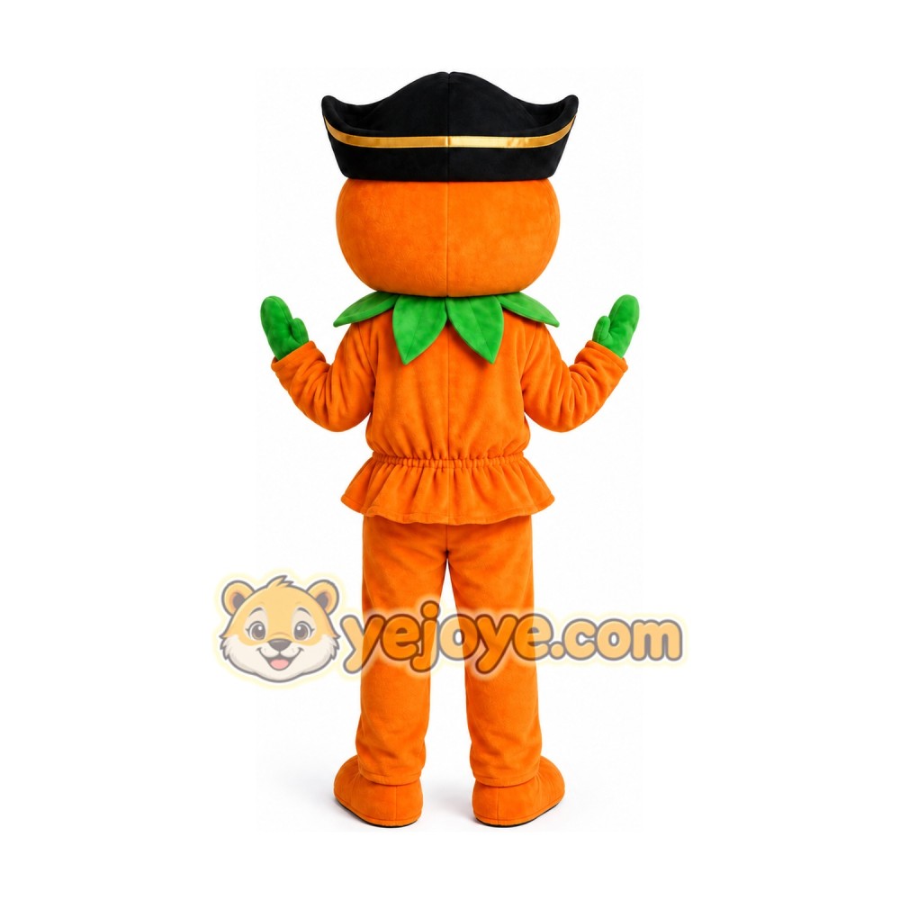 Halloween Pirate Pumpkin Mascot Costume Halloween Pirate Pumpkin Mascot Costume