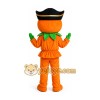 Halloween Pirate Pumpkin Mascot Costume Halloween Pirate Pumpkin Mascot Costume