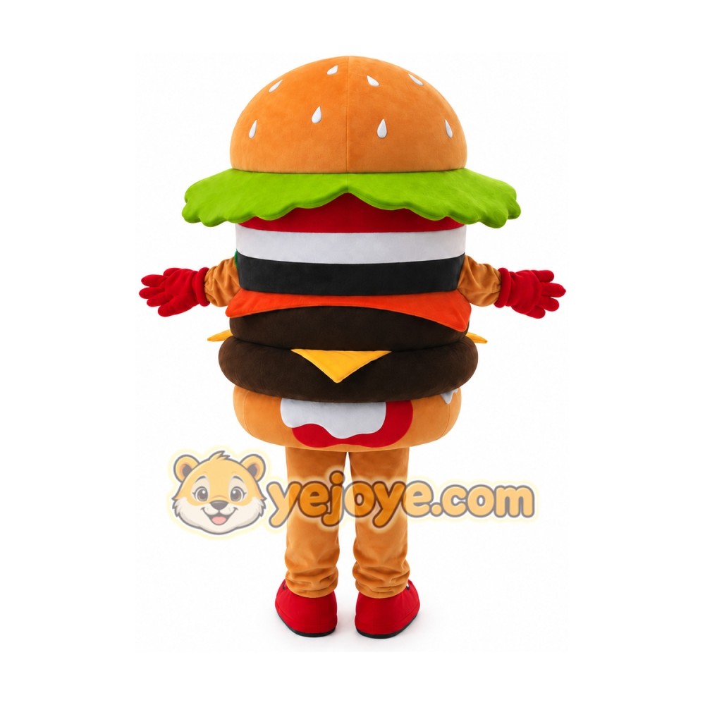 Hamburger Mascot Costume Hamburger Mascot Costume