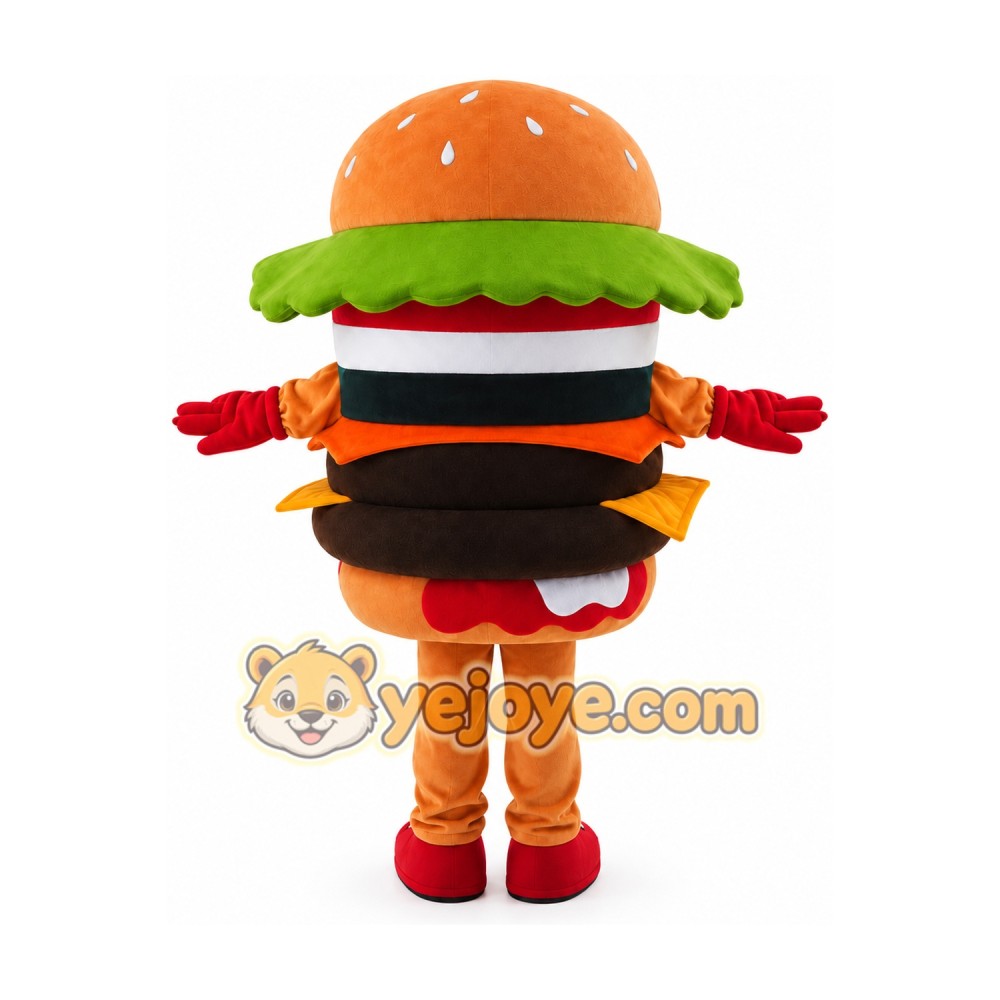 Hamburger Mascot for Adult