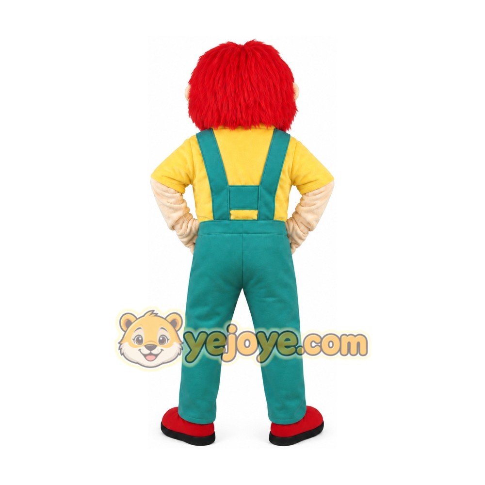 Handyman Clown Mascot Costume