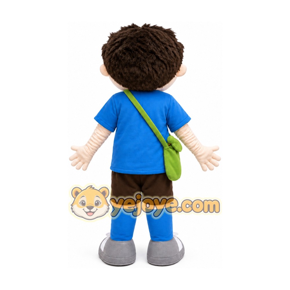 Happy Boy Mascot Costume Happy Boy Mascot Costume