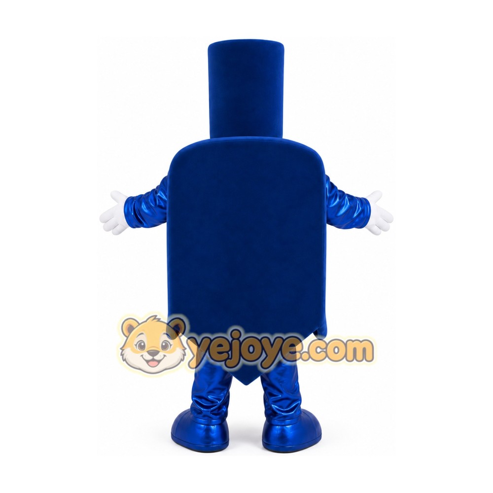 Happy Shabbat Dreidel Mascot Costume Happy Shabbat Dreidel Mascot Costume