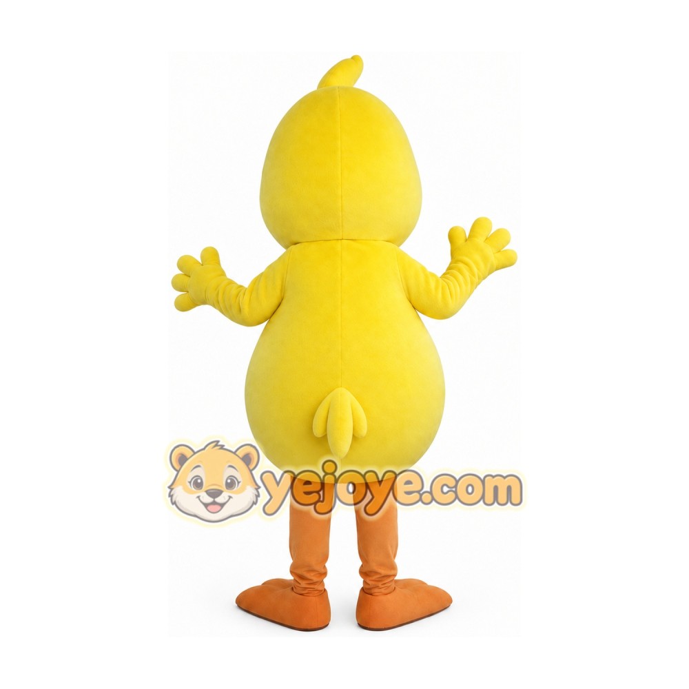 Happy Yellow Duck Mascot Costume