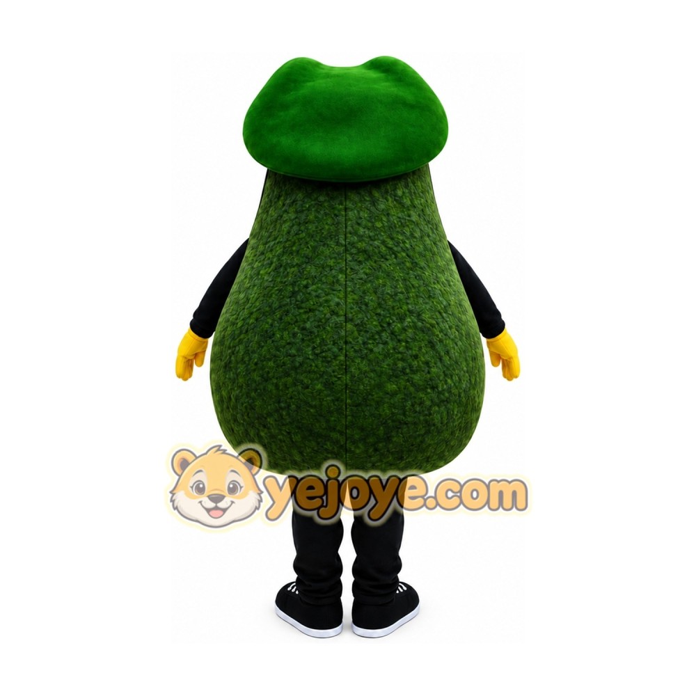 Avocado Cartoon Mascot Costume Fruit Avocado Mascot Outfit Avocado Cartoon Mascot Costume Fruit Avocado Mascot Outfit