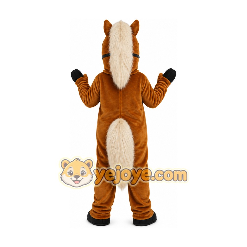 Helmet Brown Horse Mascot Costumes Helmet Brown Horse Mascot Costumes