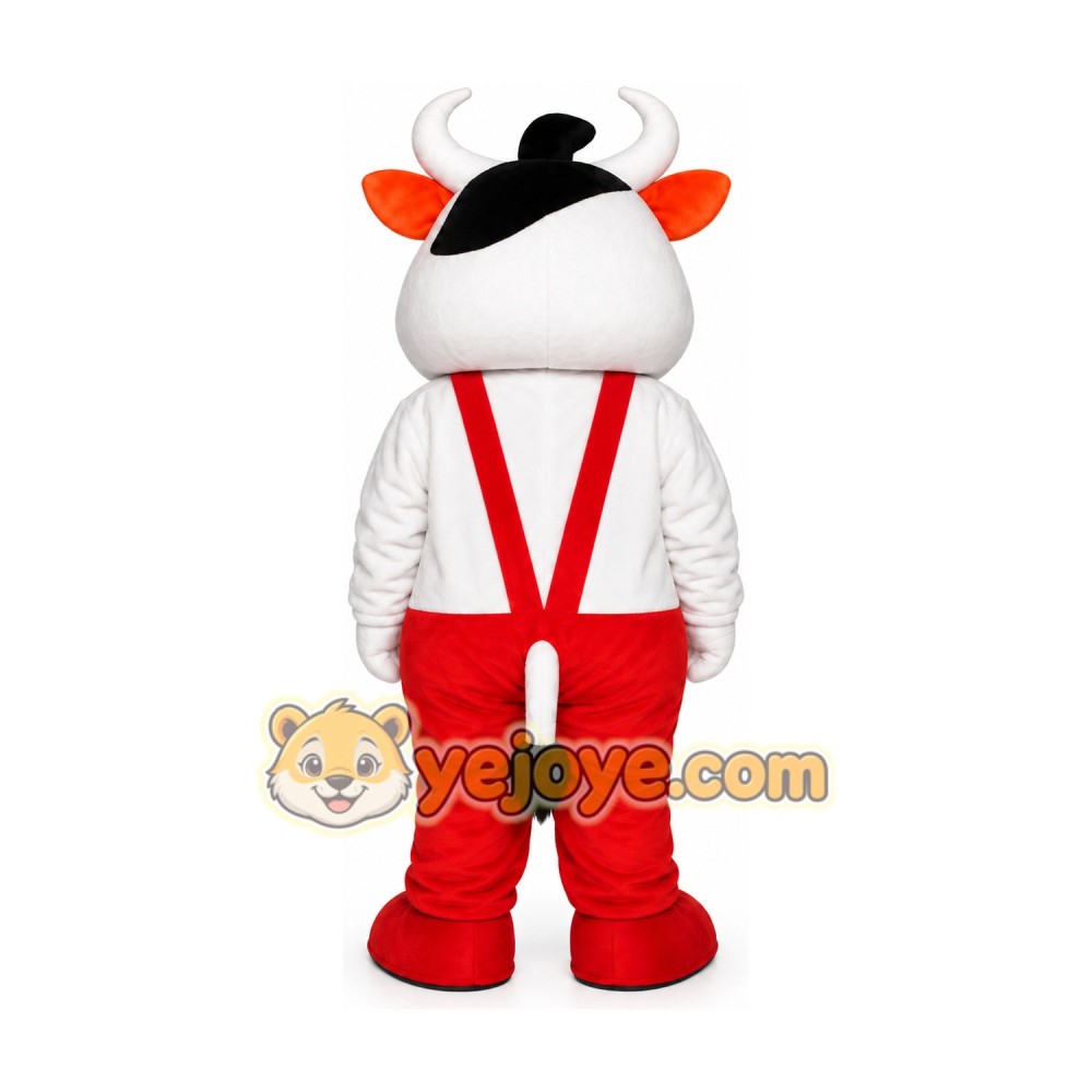 Helmet Cow Mascot Costume