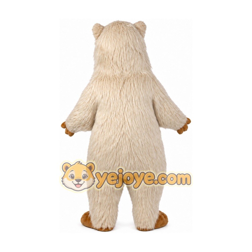 Helmet Luxury Plush Bear Mascot Costume Helmet Luxury Plush Bear Mascot Costume